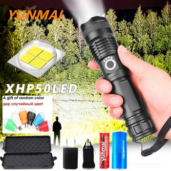 100000LM Lanternă Puternică XHP70 LED-uri USB Reîncărcabilă Lanterne XHP70.2 rezistent la apa Zoom Lanterna 5Modes Utilizarea 18650 Acumulator 26650