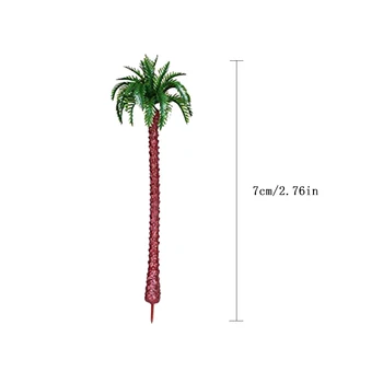 20buc 5.5-19cm(2.16-7.48 inch)de Plastic de Palmier de nucă de Cocos Tren de cale Ferată Arhitectura Diorama Copac Model Kituri de constructie Jucarii