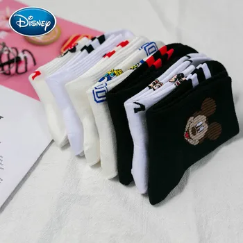 Desene animate Disney Mickey Minnie tipărite șosete de bumbac doamnelor sport șosete de moda Harajuku șosete fete ciorapi