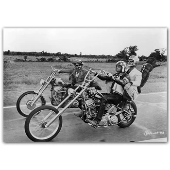 Easy Rider Film Clasic Poster de Arta de Perete de Mătase de Imprimare 12x18 20x30 inch Decor Imagini de Fundal pentru Camera de zi Decor