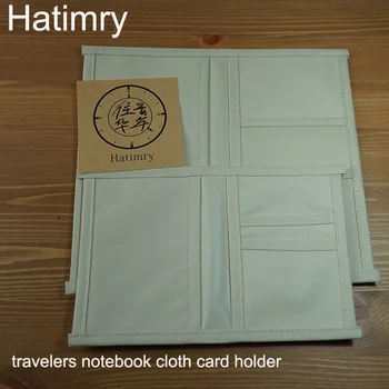 Hatimry pânză titularul cardului pentru turiștii notebook articol de realimentare 1 foaie de standerd pașaport dimensiunea cartelei pentru jurnalul notebook