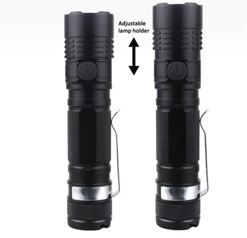 S11 Zoom Lanterna 18650 Lanterna USB C Reîncărcabile LED XPL 1200lm cu Indicator de Putere și de Magnet Coada pentru Drumeții